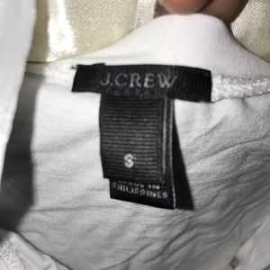 White cotton J. Crew shirt